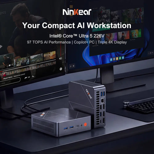 Ninkear L20 AI Mini PC Intel® Core™ Ultra 5 226V  AI Performance