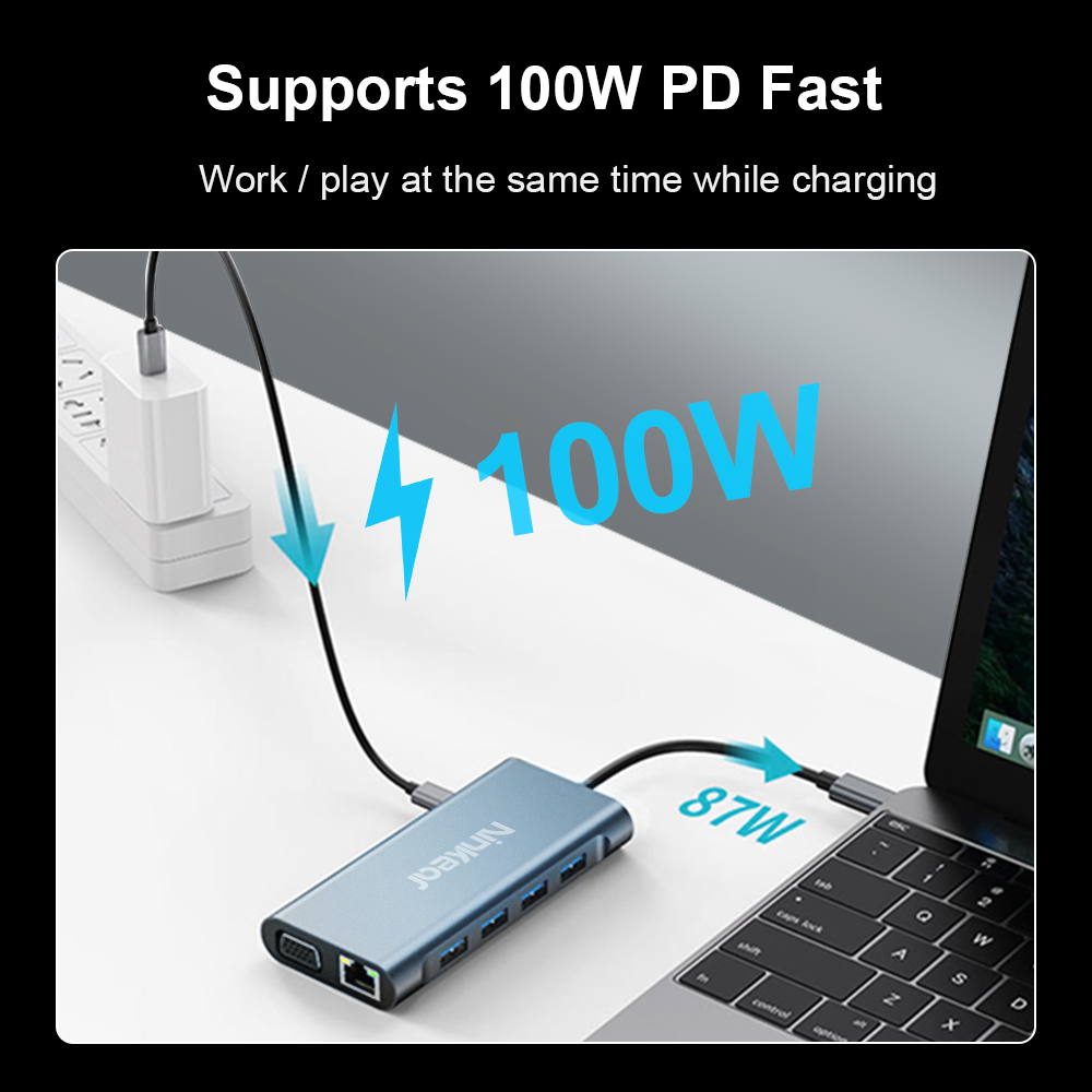 Ninkear USB Type-C Laptop Dock Station
