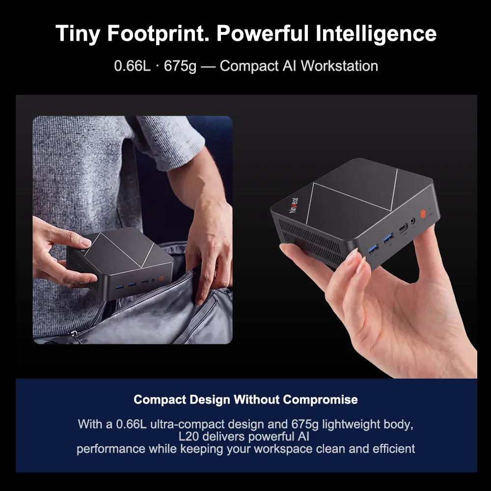 Ninkear L20 AI Mini PC Intel® Core™ Ultra 5 226V  AI Performance