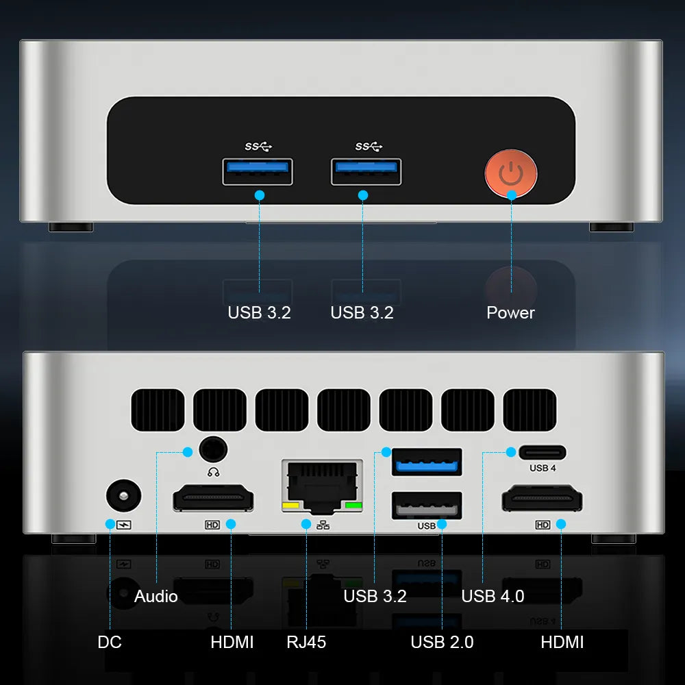 Ninkear MBOX18 Mini PC  Intel® Core™ 3 processor 304 Compact & Ultra-Quiet