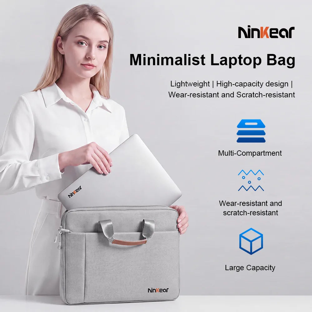 Ninkear Lightweight Minimalist Laptop bag - Shockproof & Scratch-Resistant Protective Sleeve