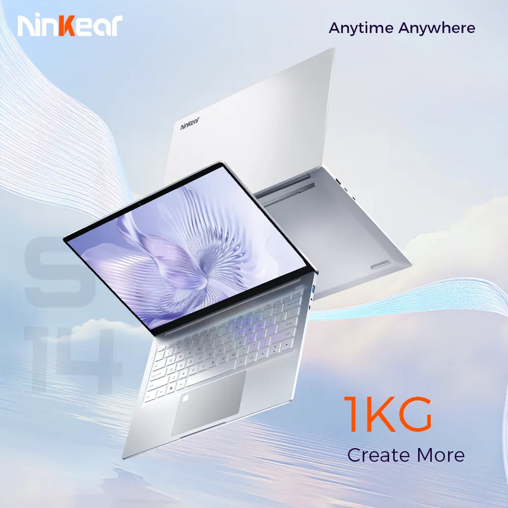 Ninkear S14 AMD Ryzen 5 6600H | 7535HS Ultra-Slim Lightweight Laptop for Mobile Work