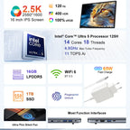 Ninkear N16 Pro Intel® Core™ Ultra 5 125H  High Performance Laptop for Professional Work