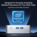 Ninkear M5 Neo Mini PC Intel® Pentium® Gold 5405U Compact & Ultra-Quiet