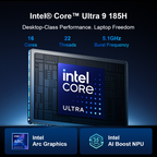 Ninkear U9 Pro AI Performance Laptop Intel® Core™ Ultra 9 185H