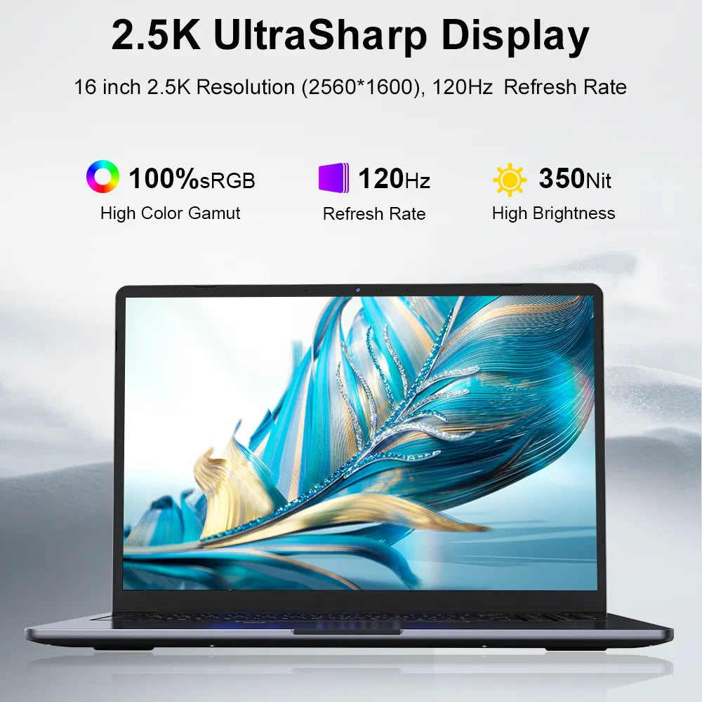 Ninkear N16 Pro Intel® Core™ Ultra 5 125H  High Performance Laptop for Professional Work