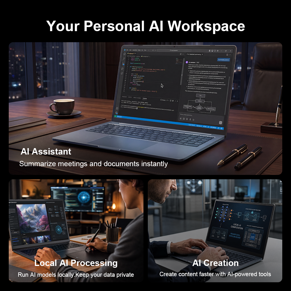 Ninkear U9 Pro AI Performance Laptop Intel® Core™ Ultra 9 185H
