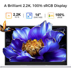 Ninkear S14 AMD Ryzen 5 6600H | 7535HS Ultra-Slim Lightweight Laptop for Mobile Work