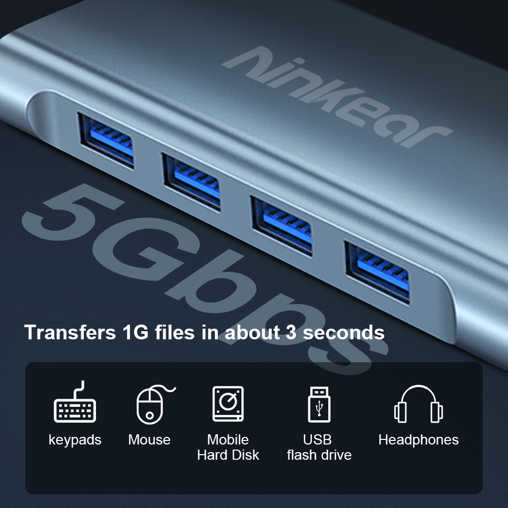 Ninkear USB Type-C Laptop Dock Station