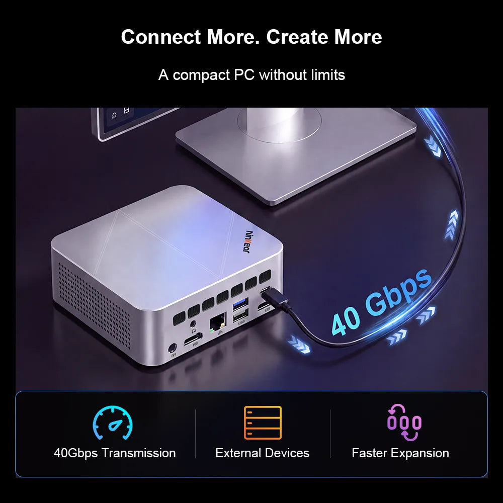 Ninkear MBOX18 Mini PC  Intel® Core™ 3 processor 304 Compact & Ultra-Quiet