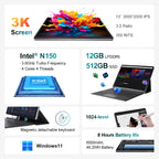 Ninkear S13 Neo  Intel® N150 13 inch 3K 2 in 1 Laptop