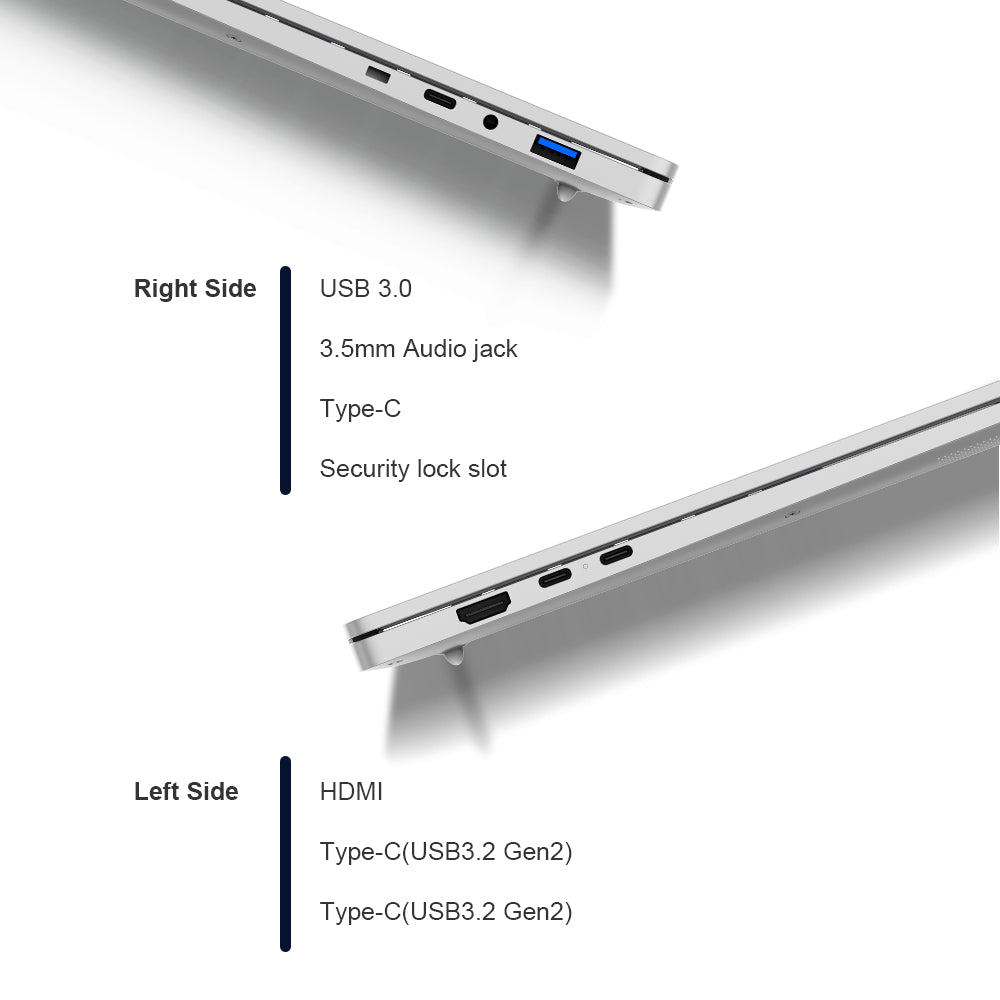 Ninkear S14 AMD Ryzen 5 7535HS Ultra-Slim & Lightweight Laptop for Highly Portable Mobile Office