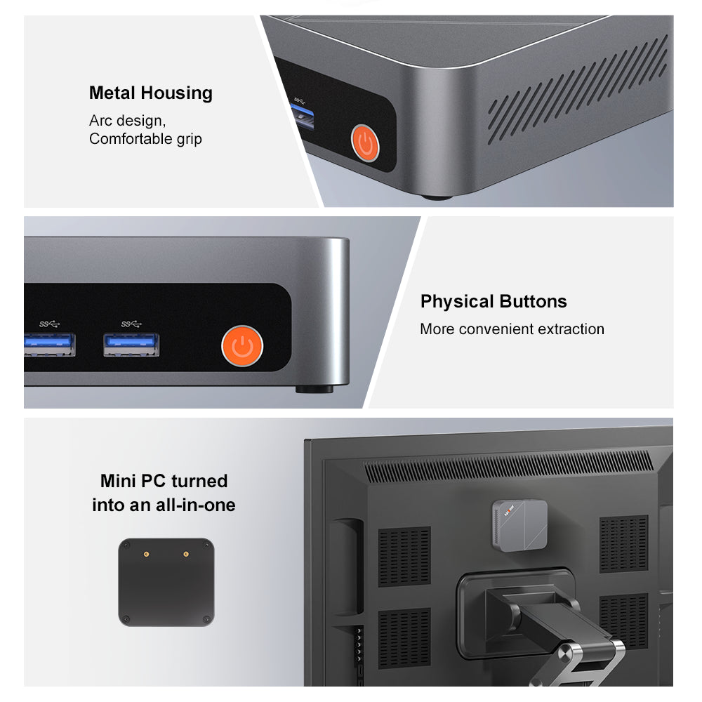 Ninkear M7 Mini PC Intel® Core™ i7-1185G7 Compact & Ultra-Quiet