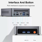 Ninkear M7 Mini PC Intel® Core™ i7-1185G7 Compact & Ultra-Quiet
