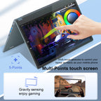 Ninkear YBOOK 15 15.6 Inch 360° filp 2 in 1 Tablet Touch Screen Laptop