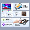 Ninkear YBOOK 15 15.6 Inch 360° filp 2 in 1 Tablet Touch Screen Laptop
