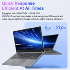Ninkear YBOOK 15 15.6 Inch 360° filp 2 in 1 Tablet Touch Screen Laptop
